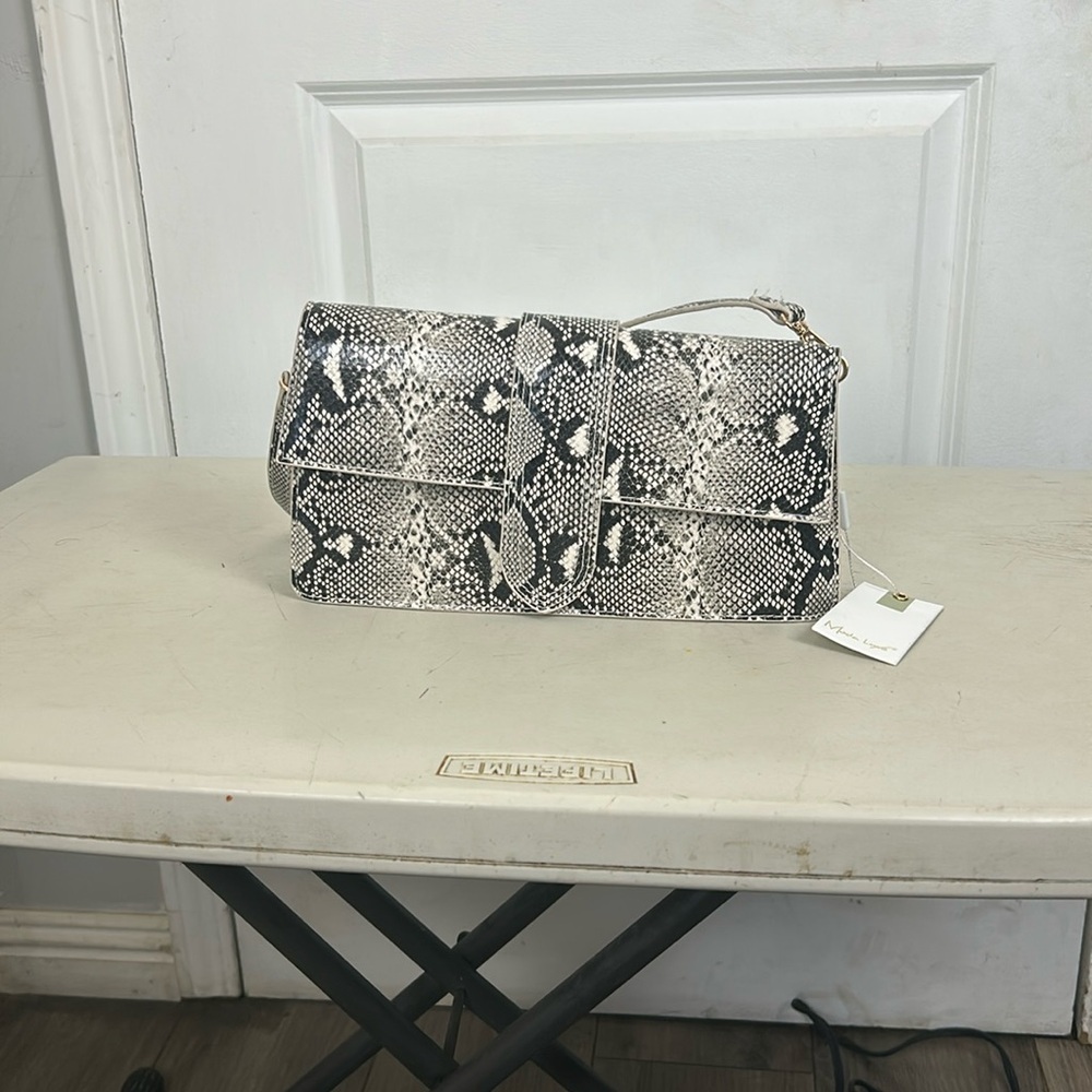 Moda Luxe snakeskin purse